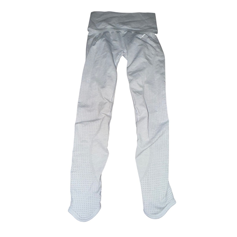 Gymshark Seamless Leggings Light Grey Marl High Waisted